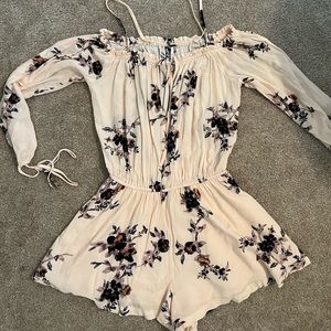 FREE PEOPLE FLORAL ROMPER
